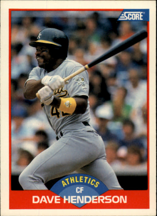 1989 Score #533 Dave Henderson