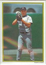 1989 Topps Glossy Send-Ins #23 Roger Clemens