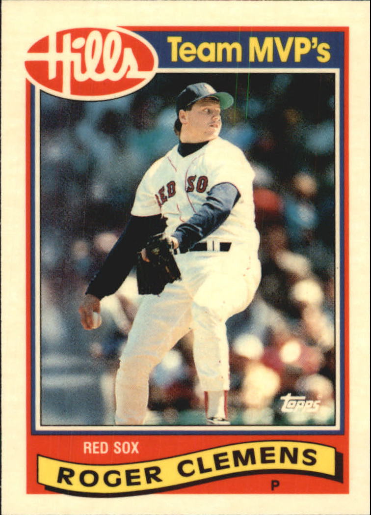 1989 Topps Hills Team MVP's #8 Roger Clemens