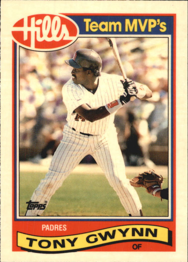 1989 Topps Hills Team MVP's #16 Tony Gwynn