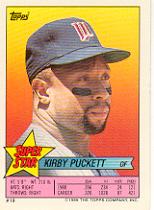1989 Topps/O-Pee-Chee Sticker Backs #19 Kirby Puckett