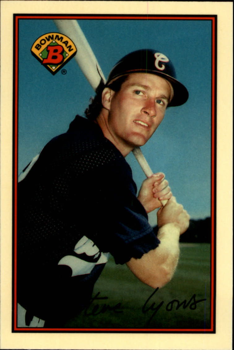 1989 Bowman Tiffany #63 Steve Lyons