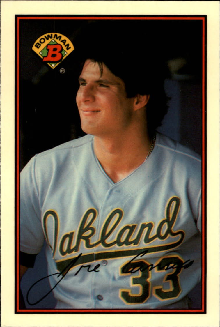 1989 Bowman Tiffany #201 Jose Canseco
