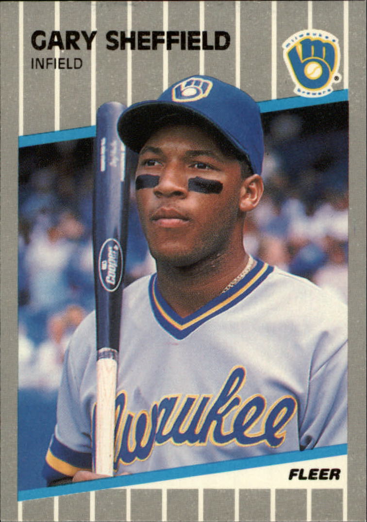 1989 Fleer Glossy #196 Gary Sheffield