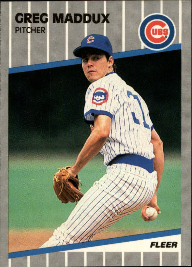 1989 Fleer Glossy #431 Greg Maddux