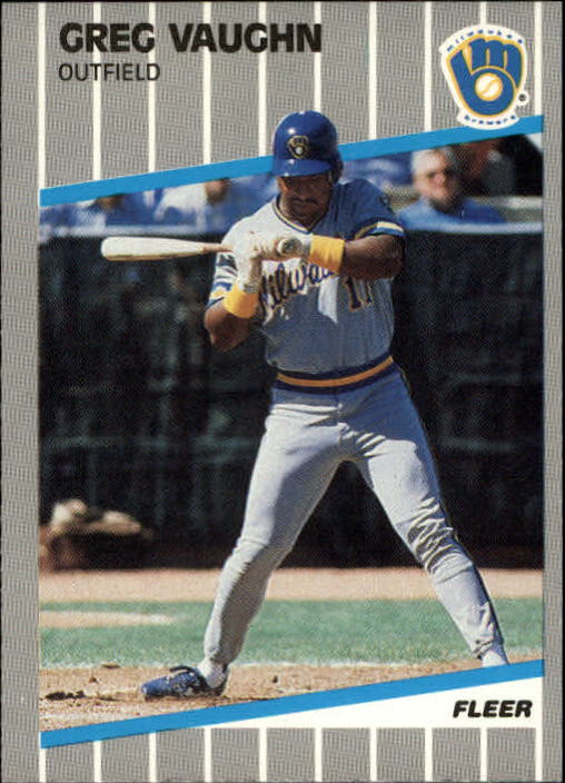 1989 Fleer Update #41 Greg Vaughn RC