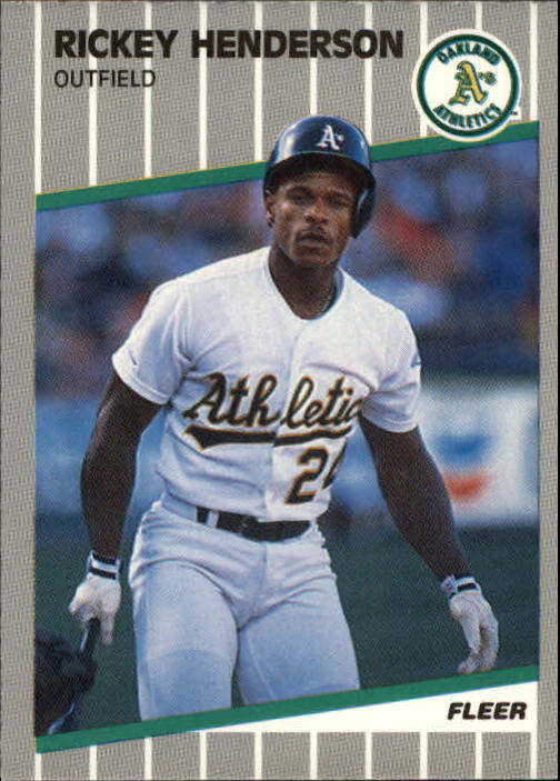 1989 Fleer Update #54 Rickey Henderson