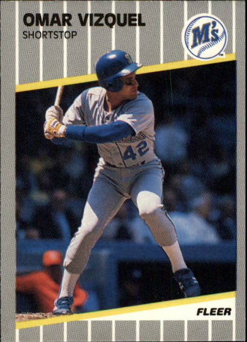 1989 Fleer Update #62 Omar Vizquel RC