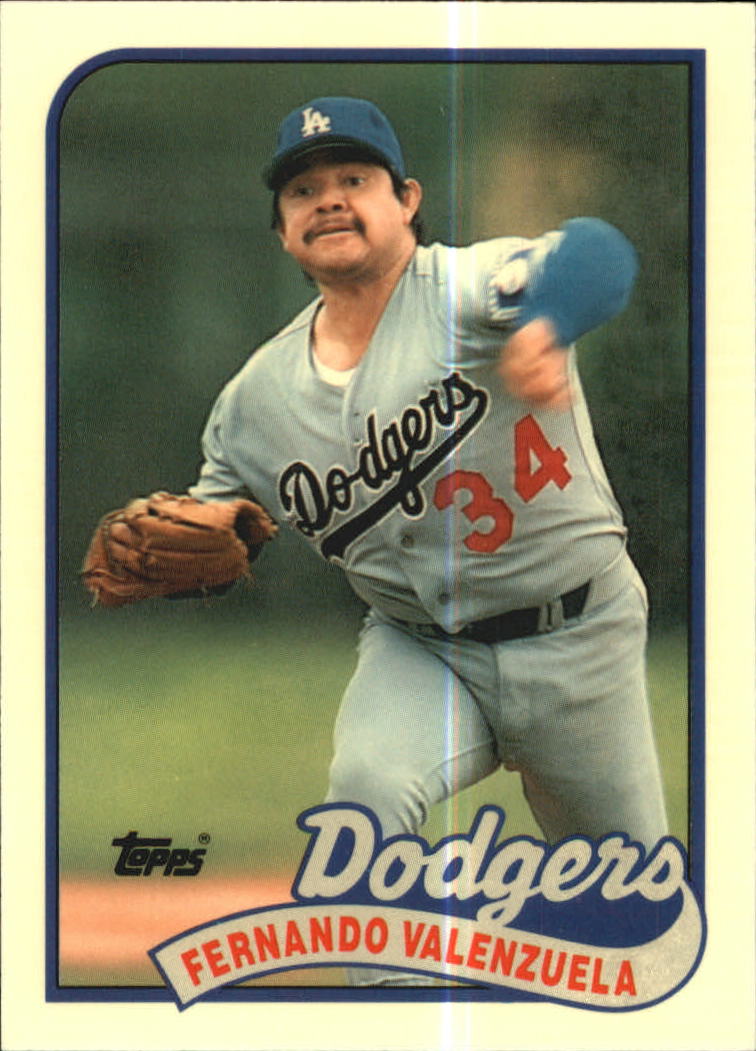 1989 topps tiffany #150 fernando valenzuela - nm