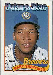 1989 Topps Tiffany #343 Gary Sheffield