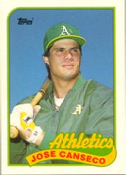 1989 Topps Tiffany #500 Jose Canseco
