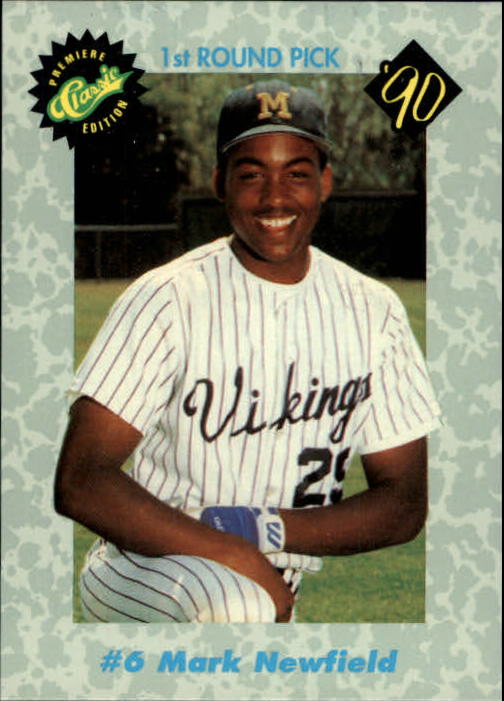 1990 Classic Draft Picks #6 Marc Newfield UER
