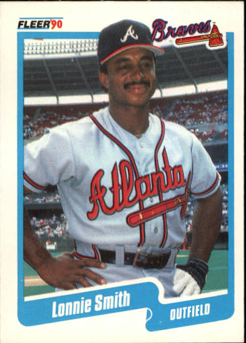 1990 Fleer #593 Lonnie Smith