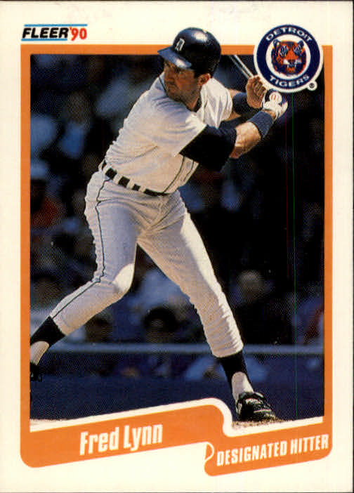 1990 Fleer #609 Fred Lynn