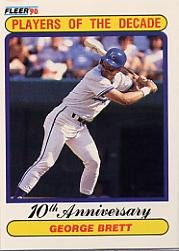 1990 Fleer #621B George Brett '80/COR