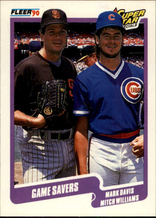 1990 Fleer #631 Mark Davis/Mitch Williams