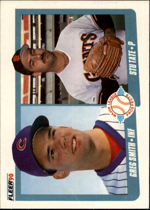 1990 Fleer #643 Greg Smith/Stu Tate