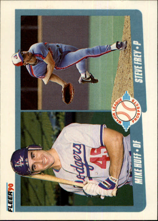 1990 Fleer #649 Mike Huff/Steve Frey