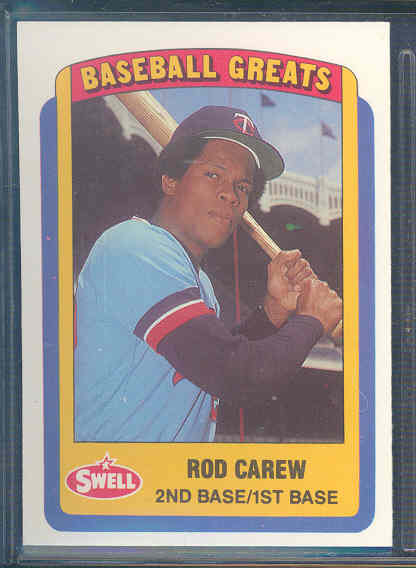 1990 Swell Baseball Greats #4 Rod Carew