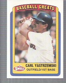 1990 Swell Baseball Greats #5 Carl Yastrzemski