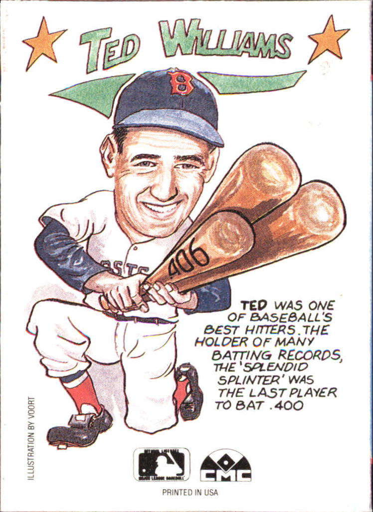 1990 Collect-A-Books #23 Ted Williams back image
