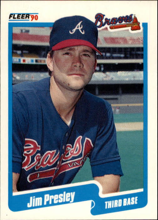1990 Fleer Update #6 Jim Presley