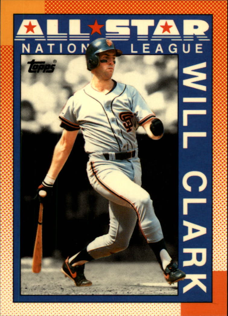 1990 Topps Tiffany #397 Will Clark AS