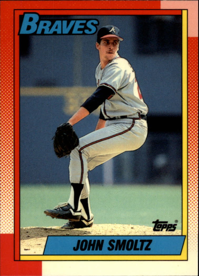 1990 Topps Tiffany #535 John Smoltz