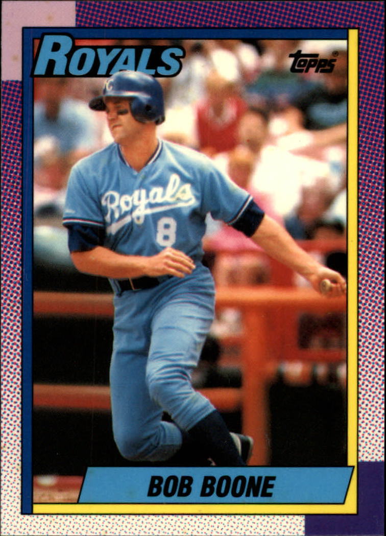 1990 Topps Tiffany #671 Bob Boone