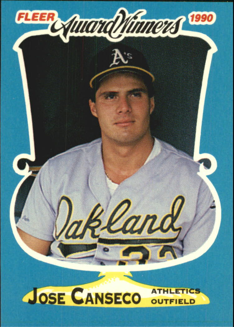 1990 Fleer Award Winners #6 Jose Canseco