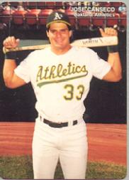 1990 Mother's Canseco #2 Jose Canseco/(Standing with bat/behind shoulders