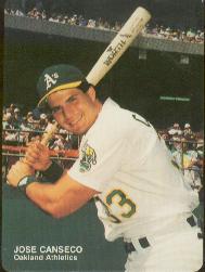 1990 Mother's Canseco #3 Jose Canseco/(Batting Pose)