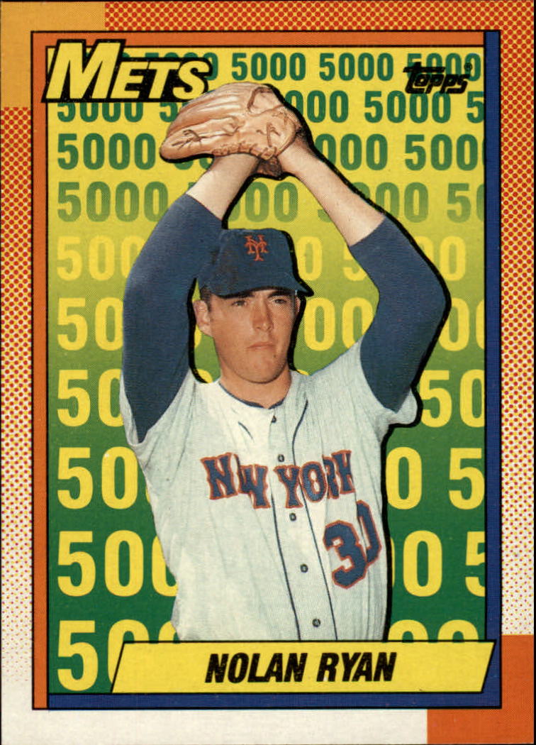 1990 O-Pee-Chee #2 Nolan Ryan Salute/New York Mets
