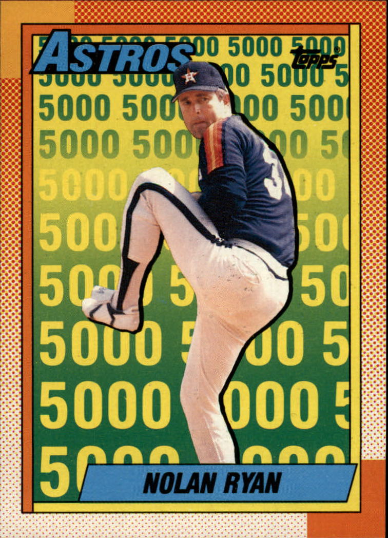 1990 O-Pee-Chee #4 Nolan Ryan Salute/Houston Astros
