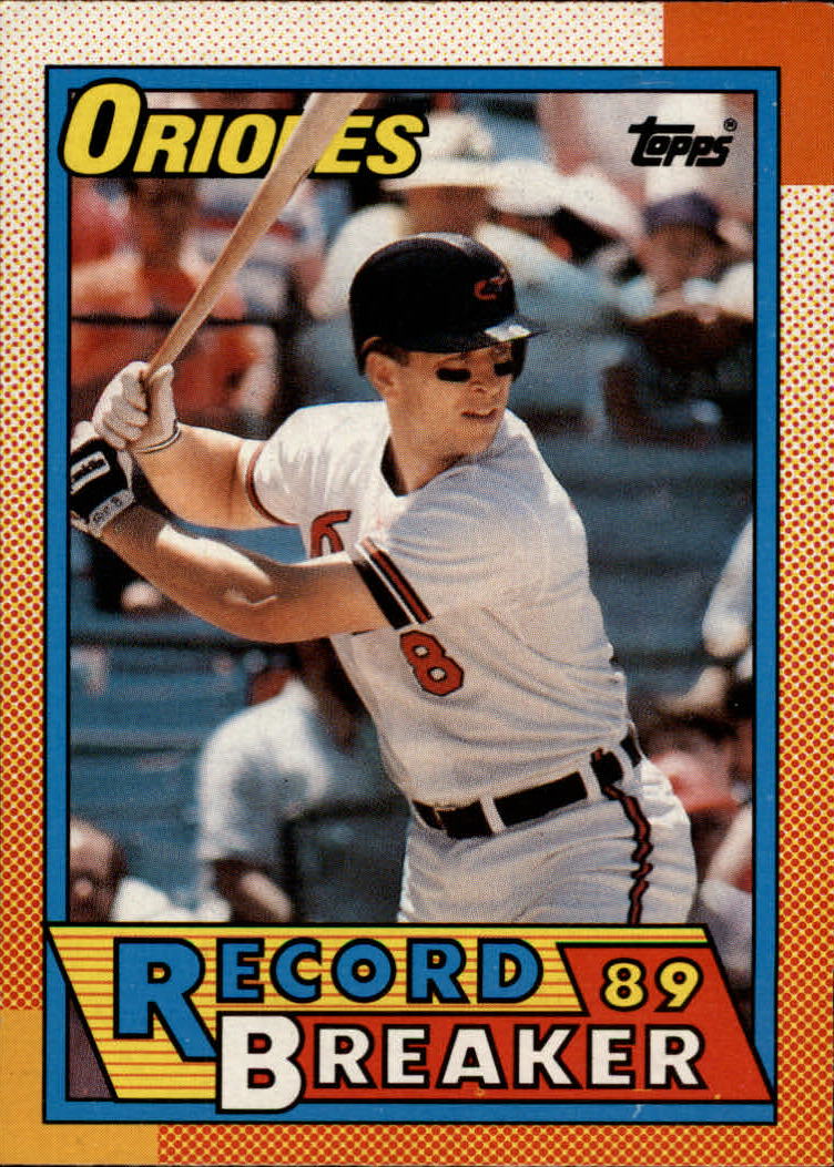 1990 O-Pee-Chee #8 Cal Ripken RB/(20 or more homers for/8 consecuti