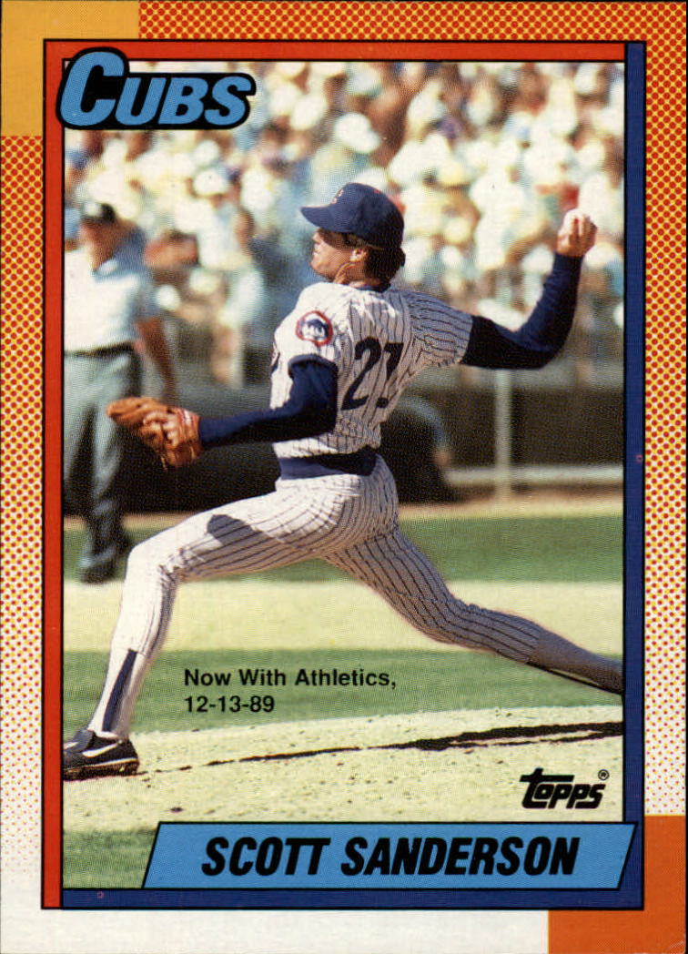 1990 O-Pee-Chee #67 Scott Sanderson/Now with Athletics/12/13/89