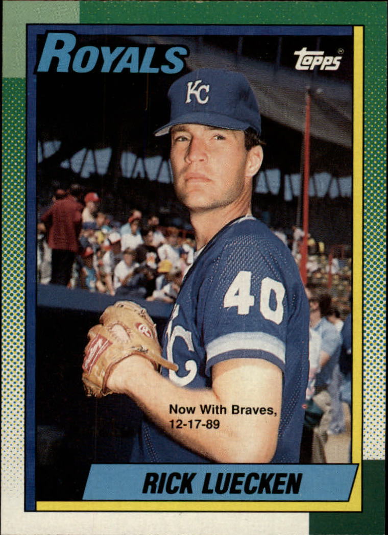 1990 O-Pee-Chee #87 Rick Luecken/Now with Braves/12/17/89