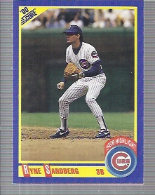 1990 Score #561A R.Sandberg HL ERR 3B