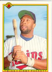 1990 Bowman Tiffany #424 Kirby Puckett