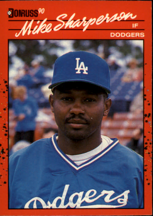 1990 Donruss #603 Mike Sharperson DP
