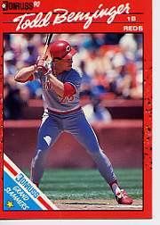 1990 Donruss Grand Slammers #8 Todd Benzinger