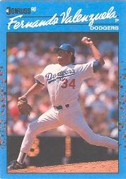 1990 Donruss Best NL #90 Fernando Valenzuela