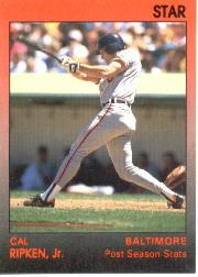 1990 Star Ripken #3 Cal Ripken, Jr./Post Season Stats