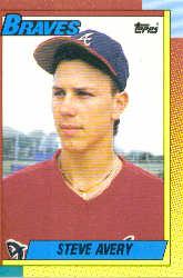 1990 Topps Traded Tiffany #4T Steve Avery