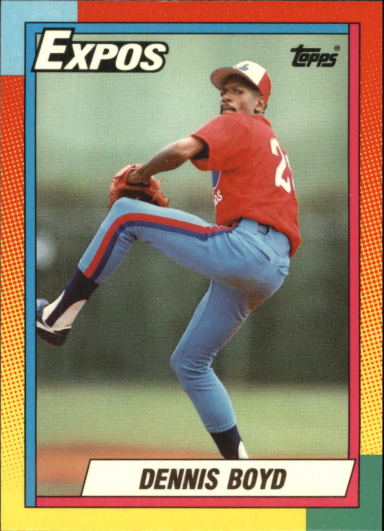 1990 Topps Traded Tiffany #12T Dennis Boyd