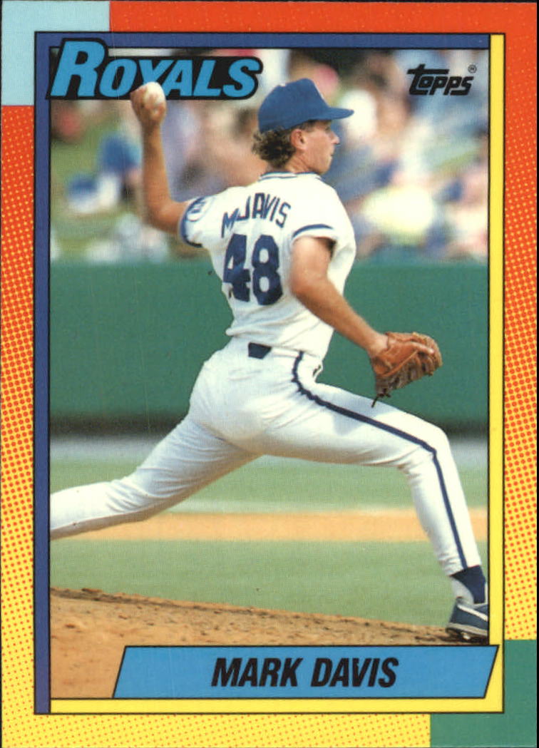 1990 Topps Traded Tiffany #24T Mark Davis