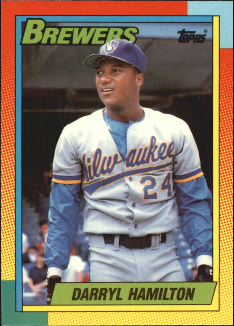 1990 Topps Traded Tiffany #35T Darryl Hamilton