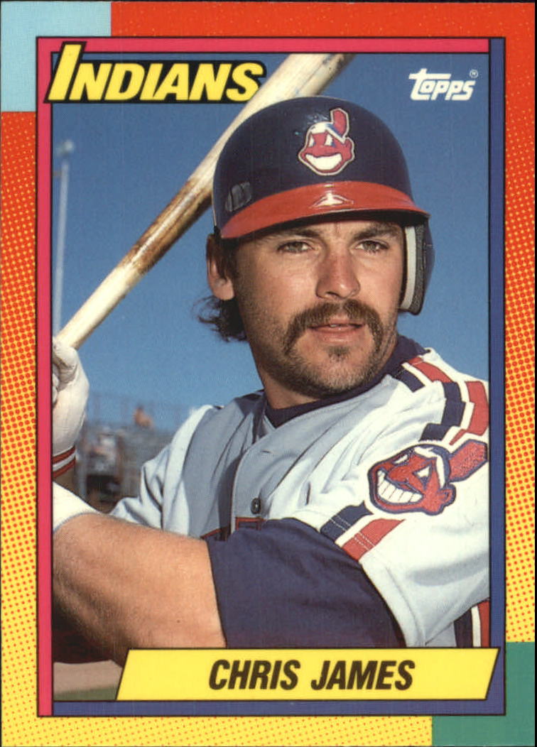 1990 Topps Traded Tiffany #46T Chris James