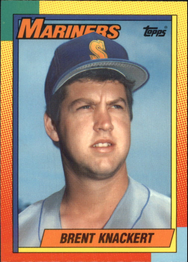 1990 Topps Traded Tiffany #52T Brent Knackert
