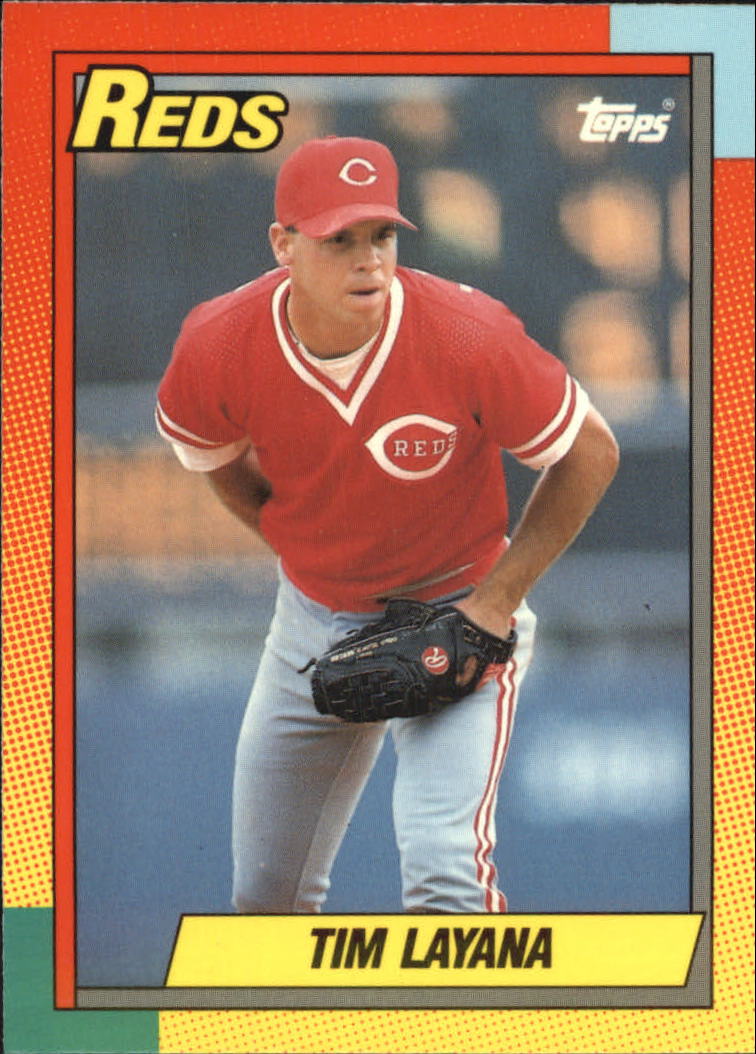 1990 Topps Traded Tiffany #55T Tim Layana